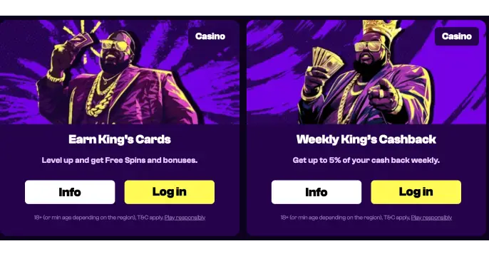 kingspin login